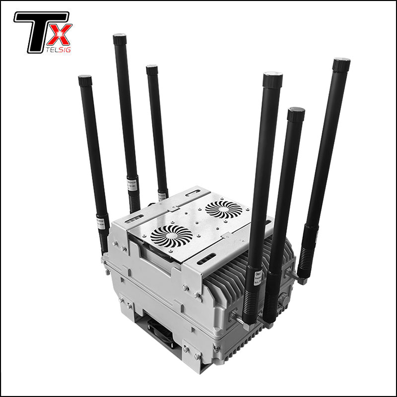 800 MHz bis 5,8 GHz Vechile 6-Band-Störsender, Anti-FPV-Drohnen-Störsender